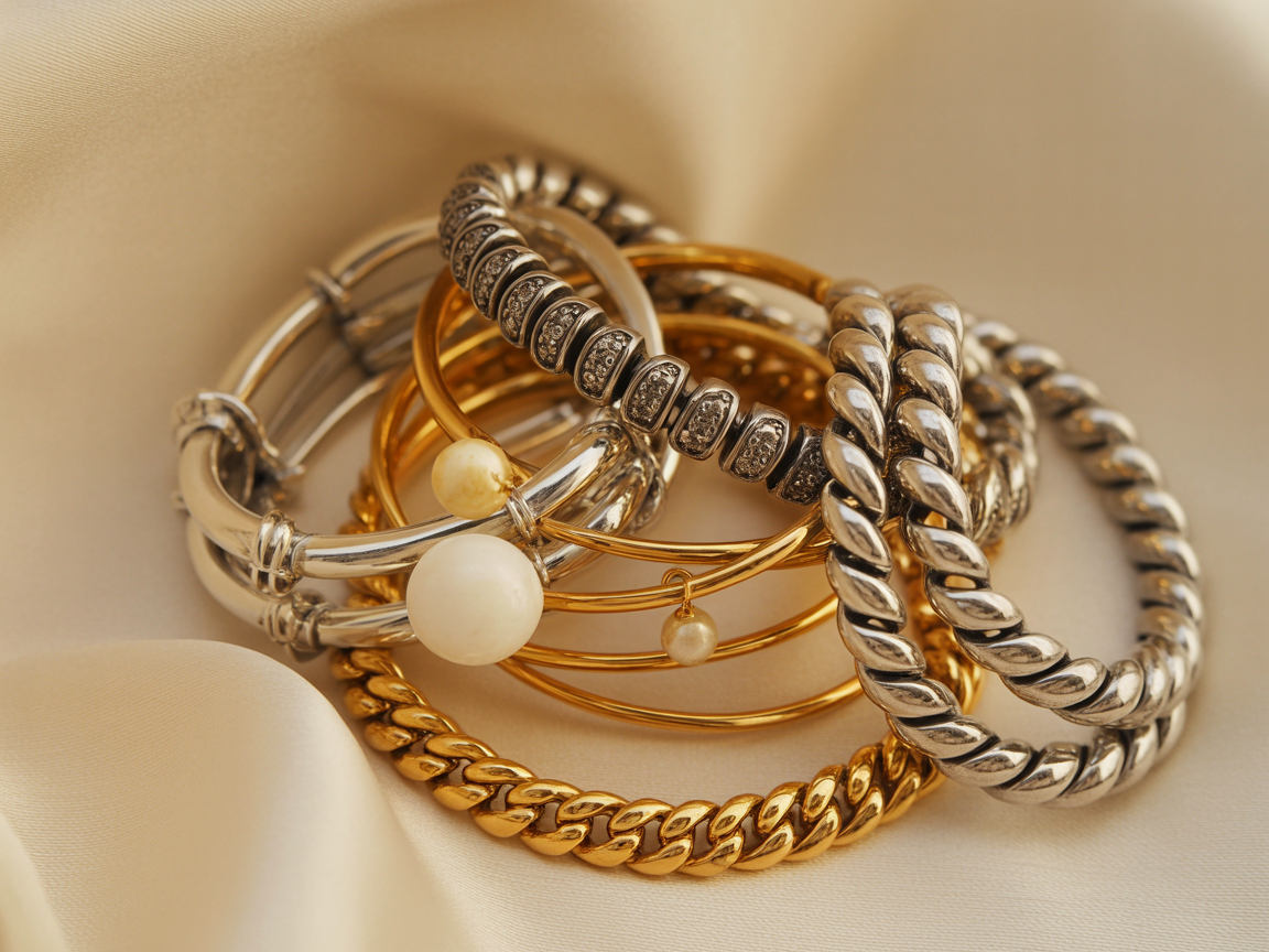 Comment associer bijoux en or et en argent (sans faire d'erreur de style)